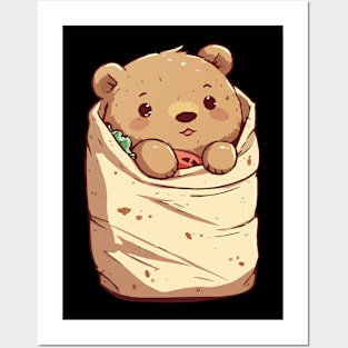 Bear-rito - Grizzly Bear Posters and Art